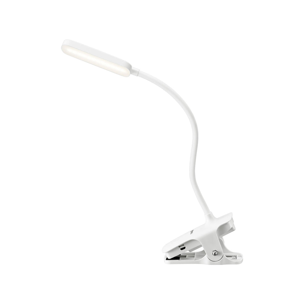 Clip Light (White) Portable Rechargeable Desk Lamp